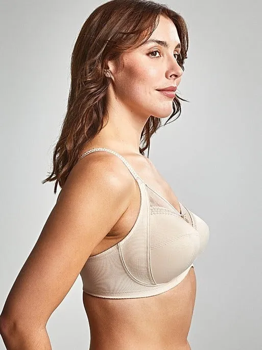 Royce - Charlotte Vollschalen-BH ohne Polsterung, Beige