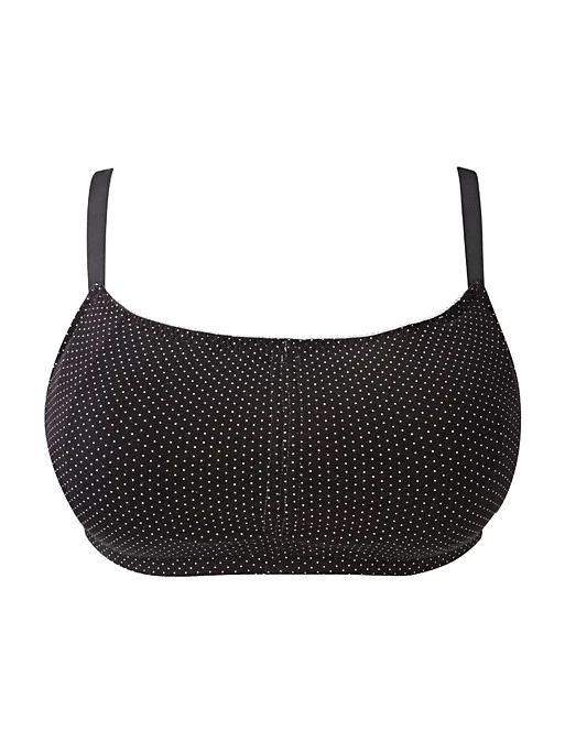 Royce - Blossom Crop oder Plunge BH Schwarz / Weiß
