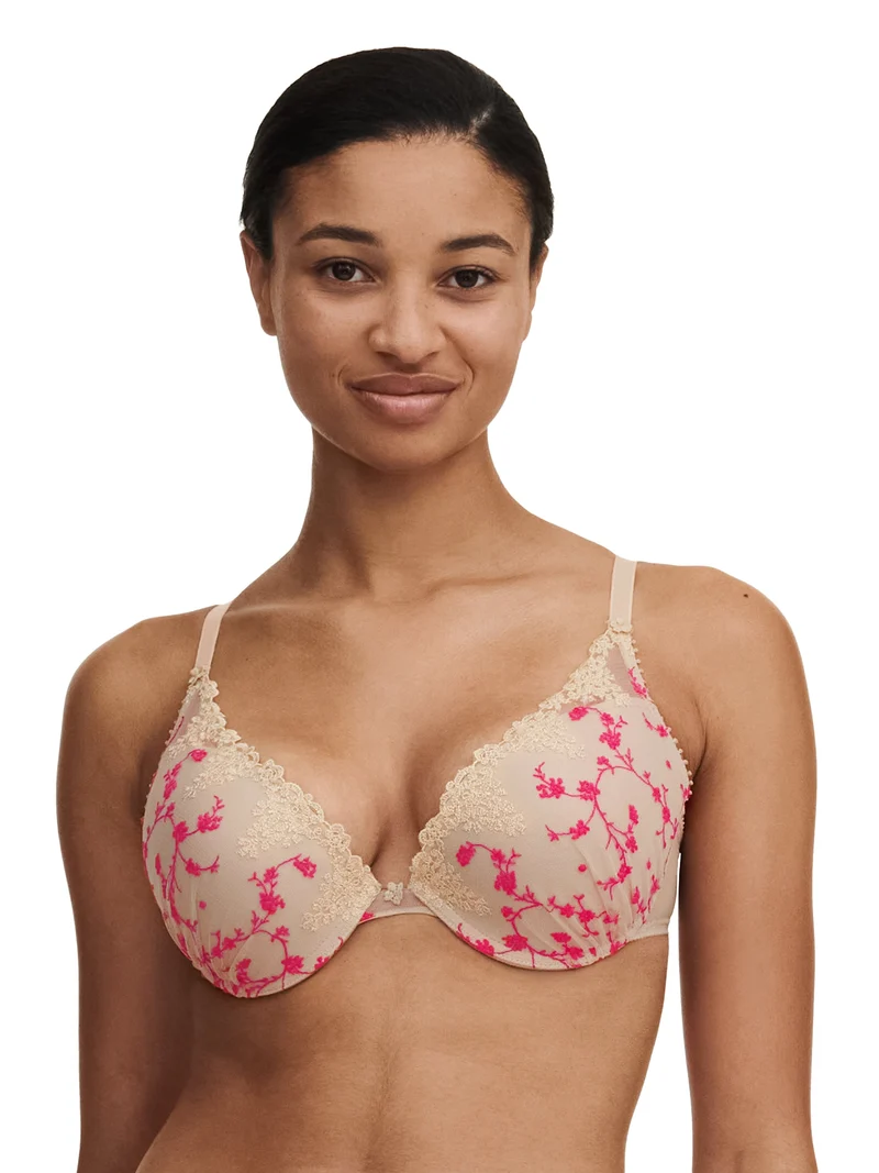 Passionata White Nights Push-Up-BH - Düne / Fluo Pink