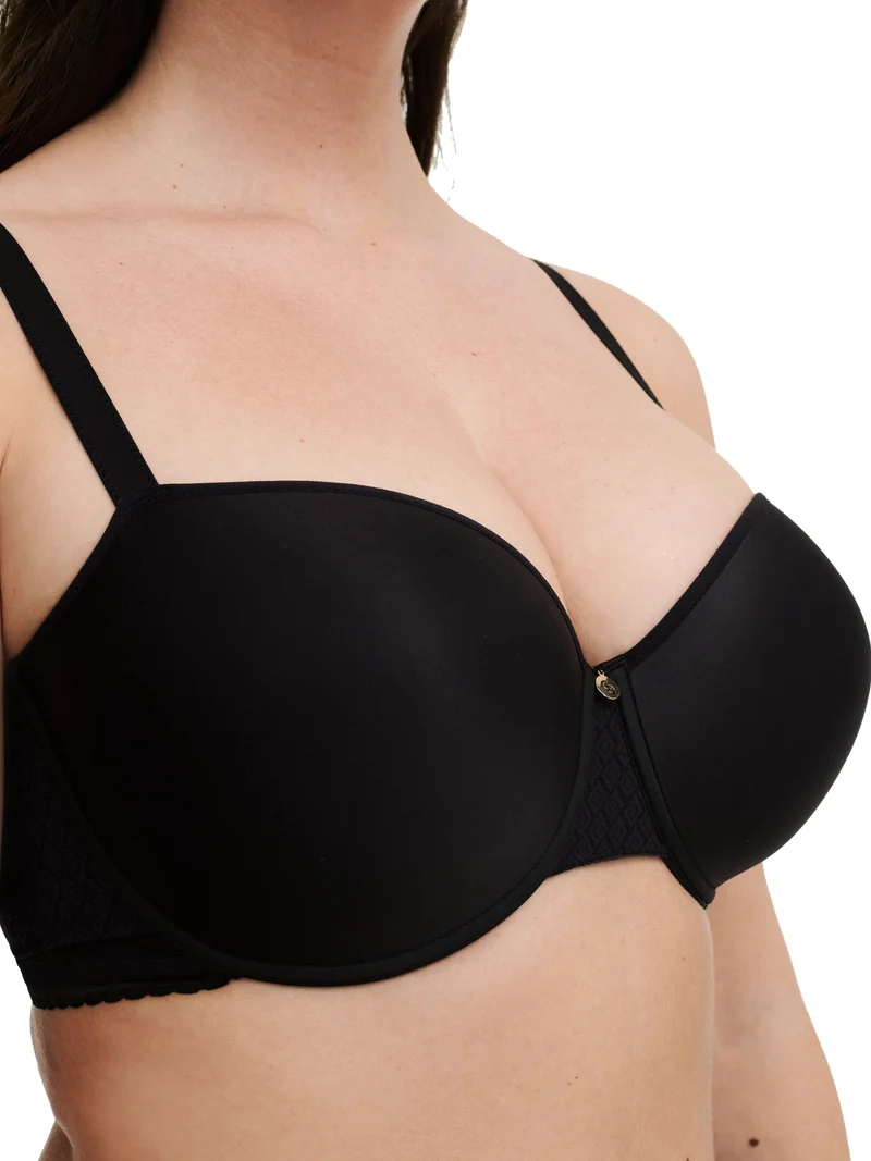 Chantelle - Lucie Lace Comfort Halbschalen-Memory-BH Schwarz