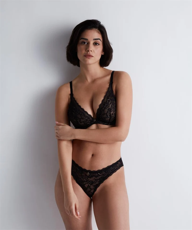 Aubade - Rosessence Mini Italienischer Slip Schwarz