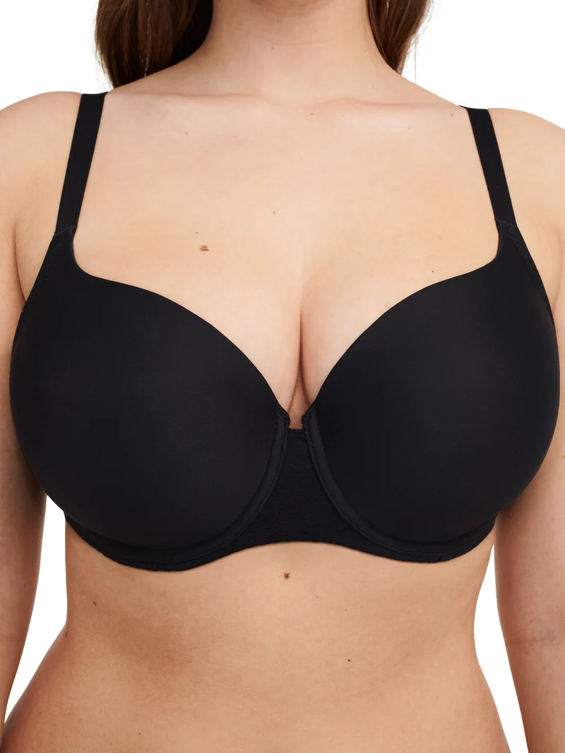 Chantelle Easyfeel – Norah T-Shirt-BH in Schwarz