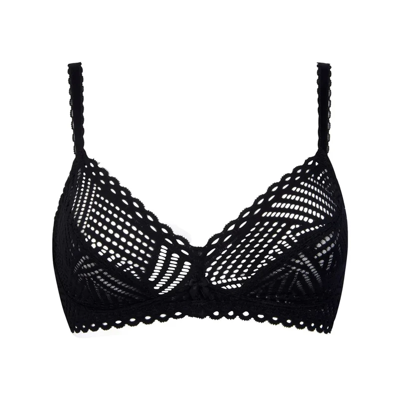 Antigel von Lise Charmel – Tressage Graphic bügelloser Triangel-BH Tressage Noir