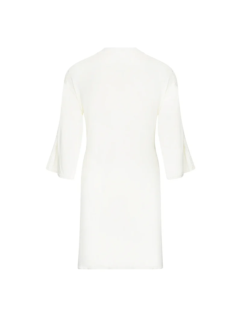 Antigel By Lise Charmel – Atelier Seduction Mittellanges Negligé-Kleid Ecru Perlmutt