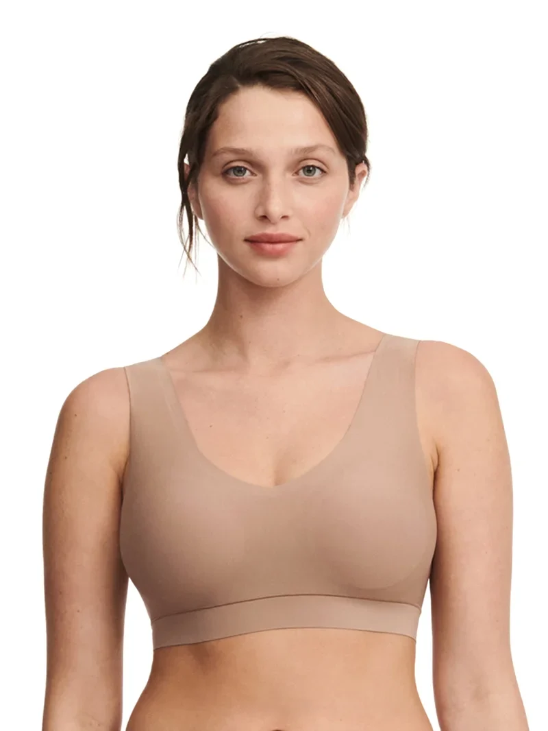 Chantelle – Softstretch gepolstertes Oberteil, Kaffee-Latte
