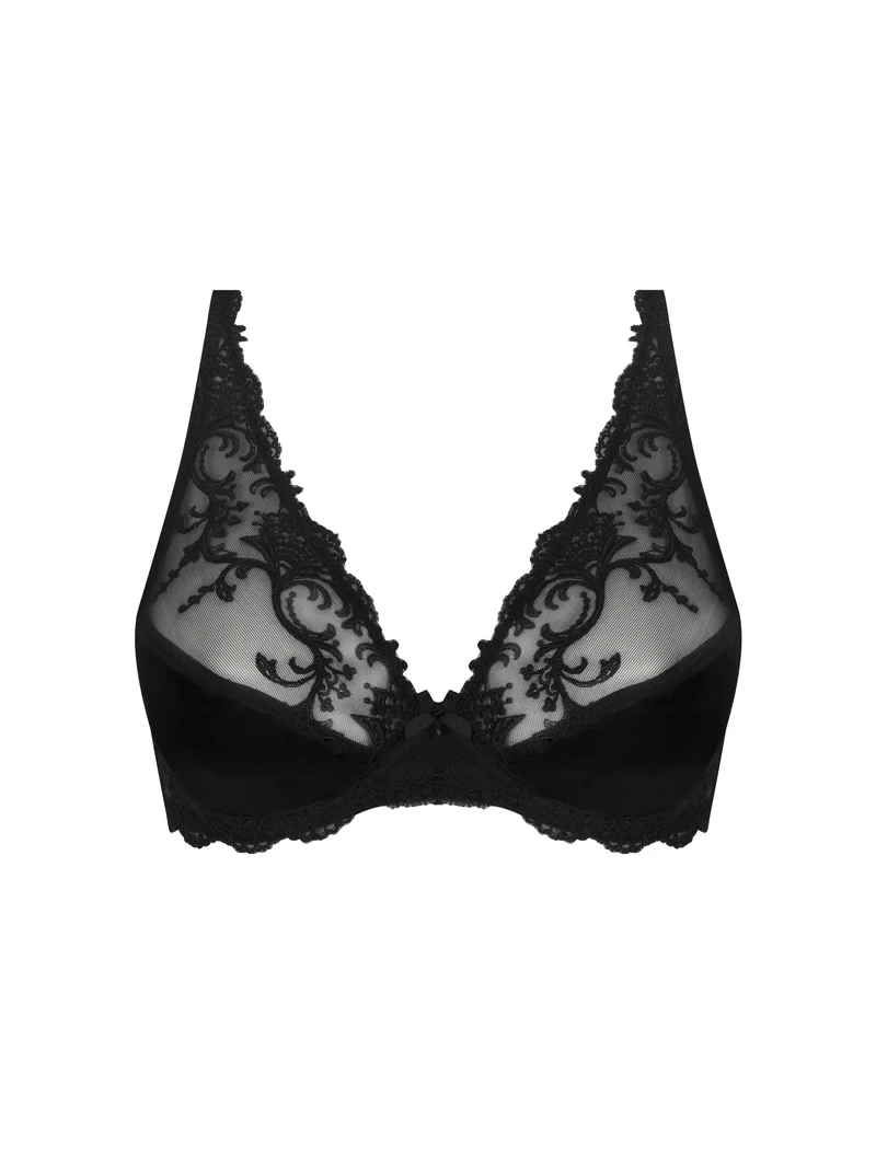 Lise Charmel – Splendeur Soie Glam Push-Up-BH Noir