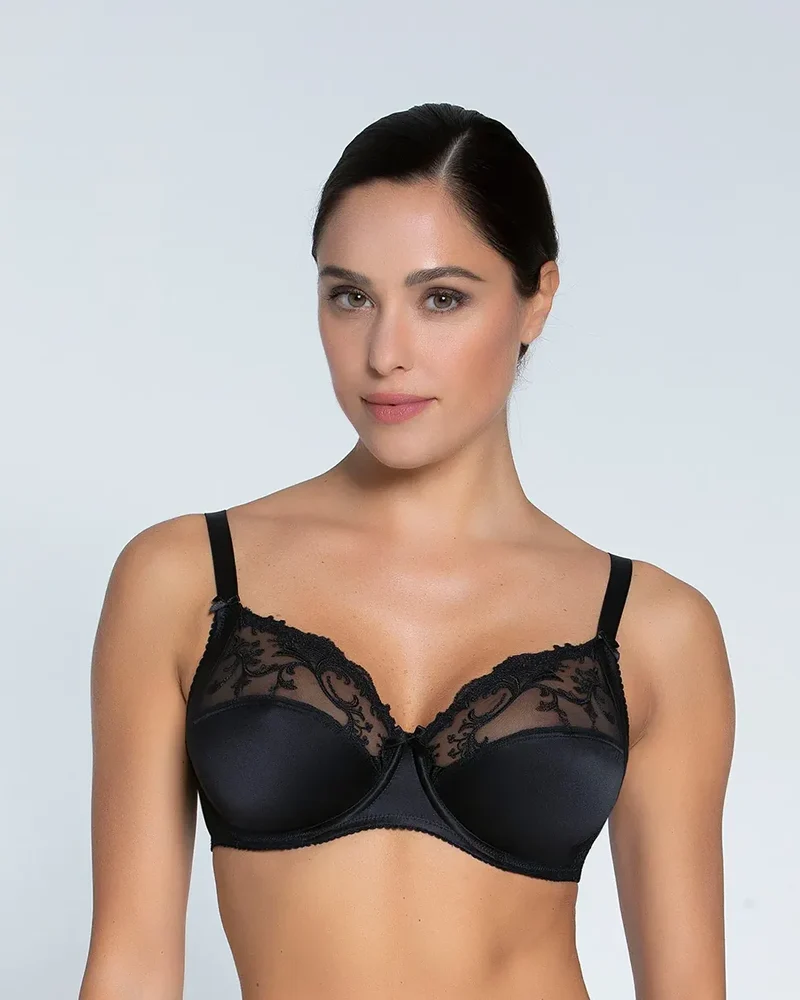 Lise Charmel – Splendeur Soie 3-teiliger Vollschalen-BH Noir