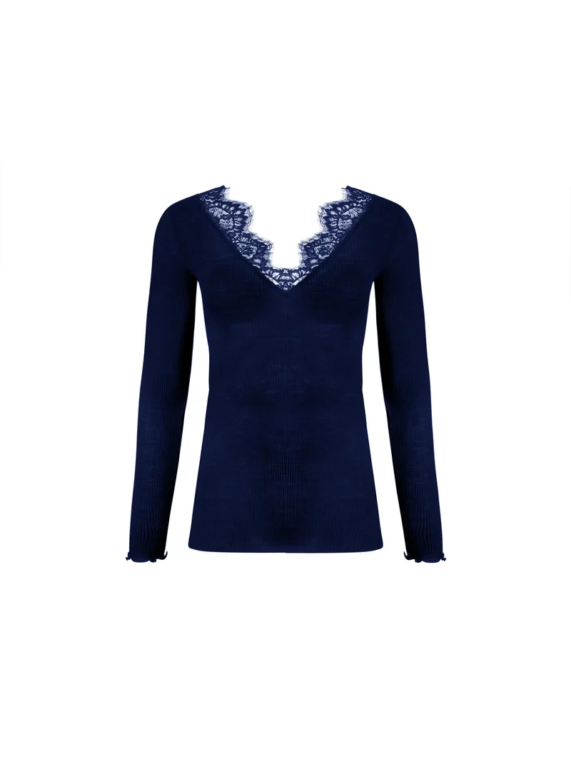 Lise Charmel - Plaisir Caresse Langarmshirt Pierre Bleue