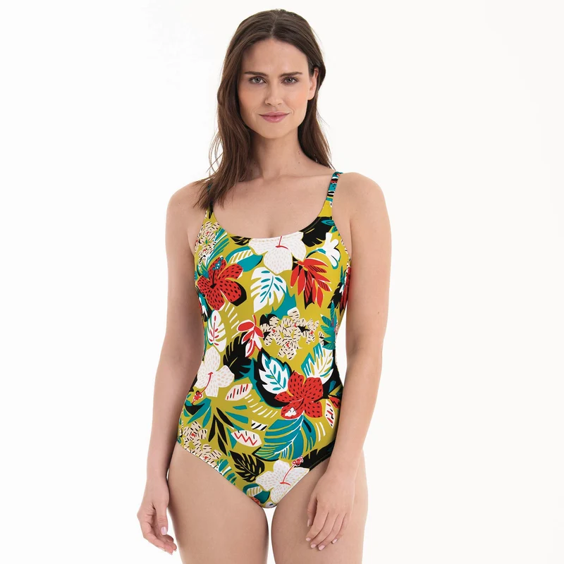 Rosa Faia Bademode – Style Mona Badeanzug Gelb
