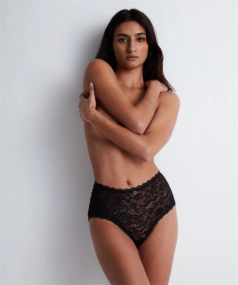 Aubade - Rosessence Slip Schwarz