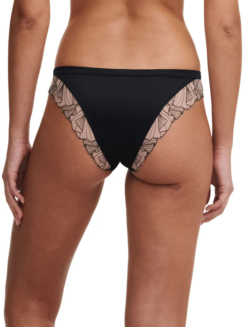 Chantelle - Tattoo Love Revealing Brief Schwarz / Goldbeige