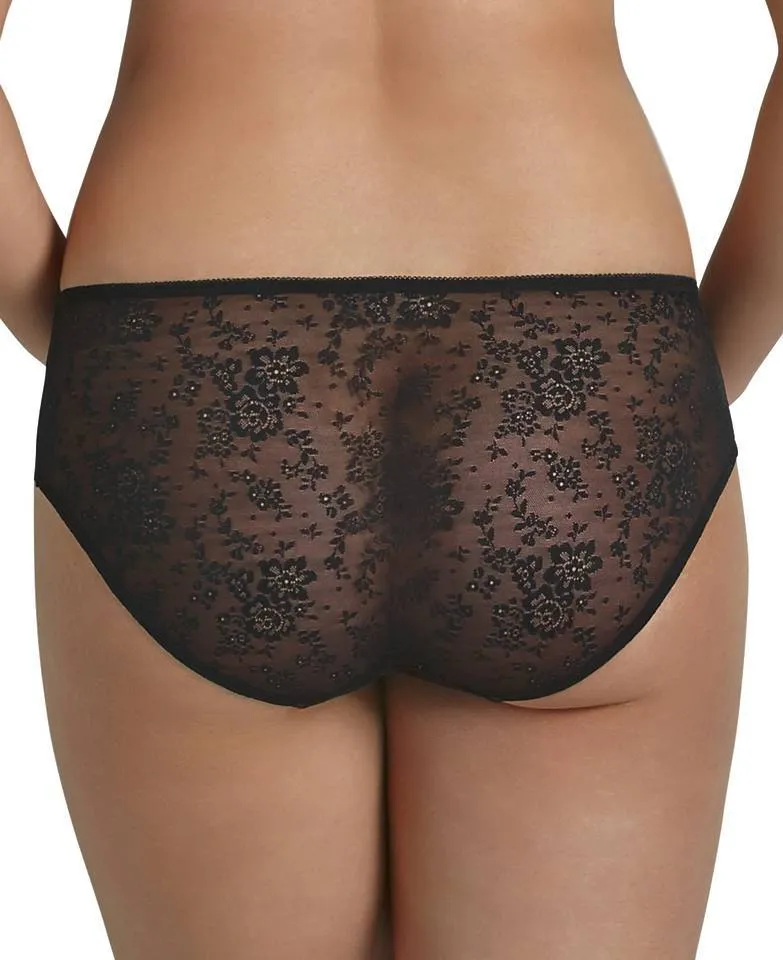 Rosa Faia - Fleur Slip Schwarz