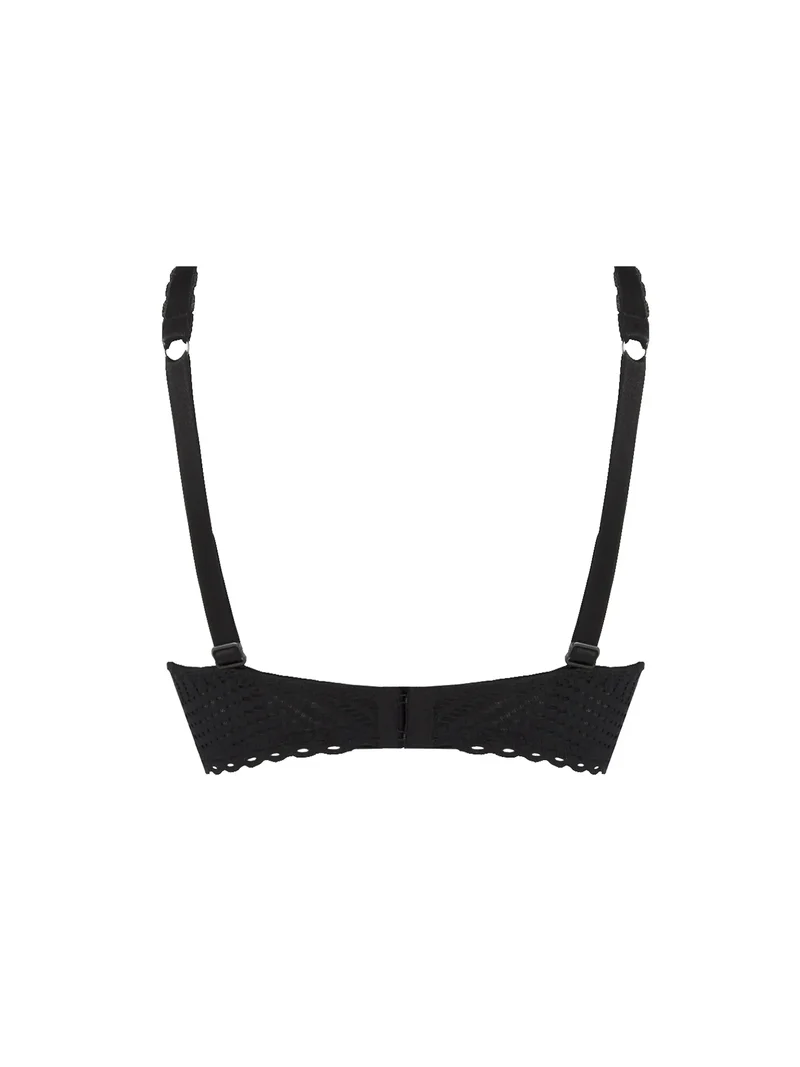 Antigel von Lise Charmel – Tressage Graphic bügelloser Triangel-Stütz-BH Tressage Noir