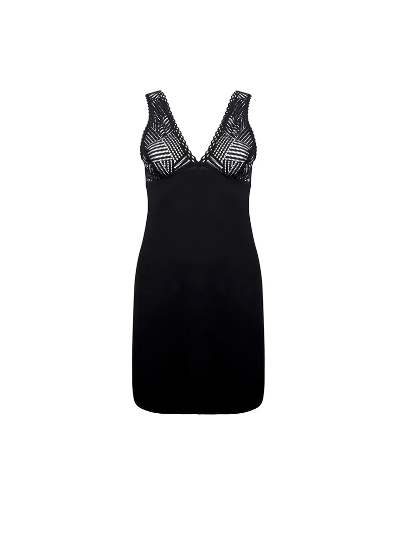 Antigel von Lise Charmel – Tressage Graphic Nachtkleid Tressage Noir