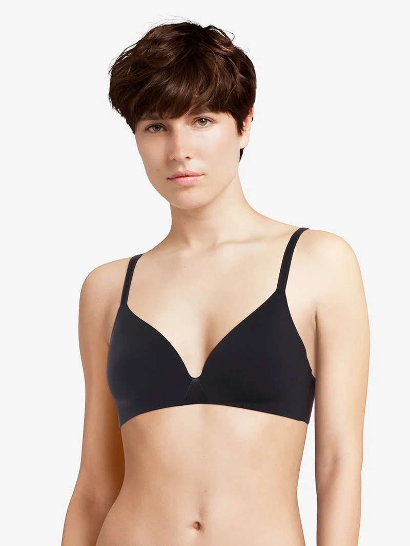 Chantelle - Essentiall Wirefree Triangel-T-Shirt-BH Schwarz