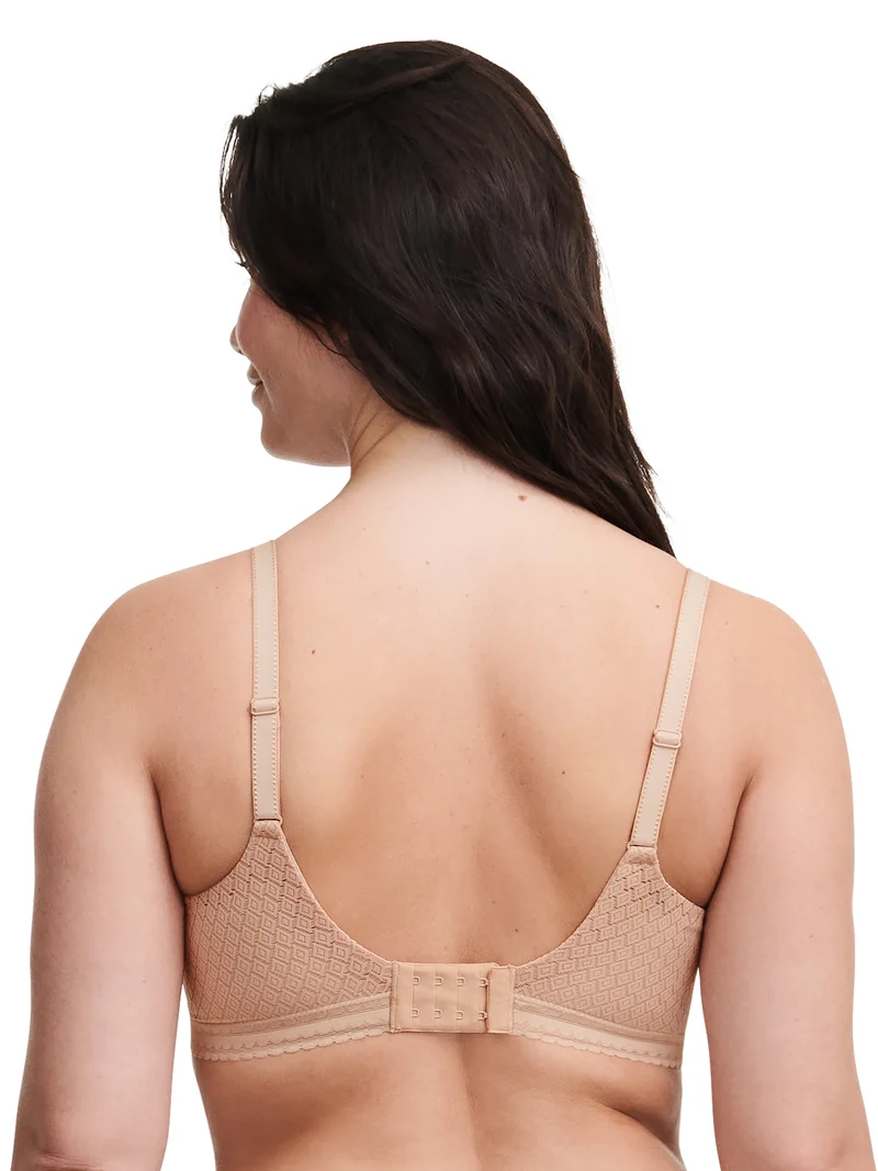 Chantelle – Lucie Lace Comfort Halbschalen-Memory-BH Clay Nude