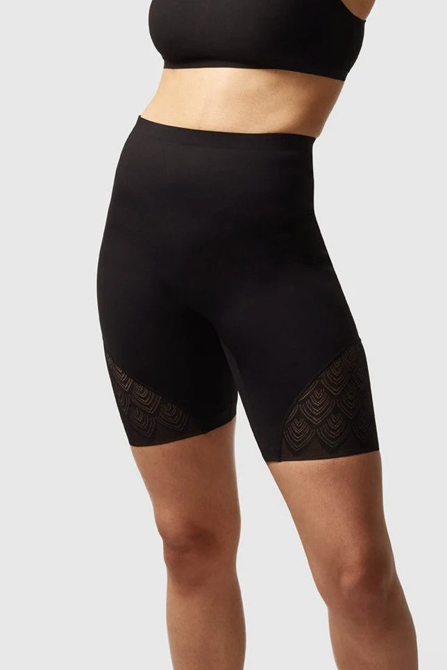 Chantelle - Sexy Shape High Waist Mid-Thigh Short Schwarz