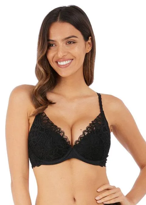 Wacoal – Raffine Bügel-Plunge-BH Schwarz