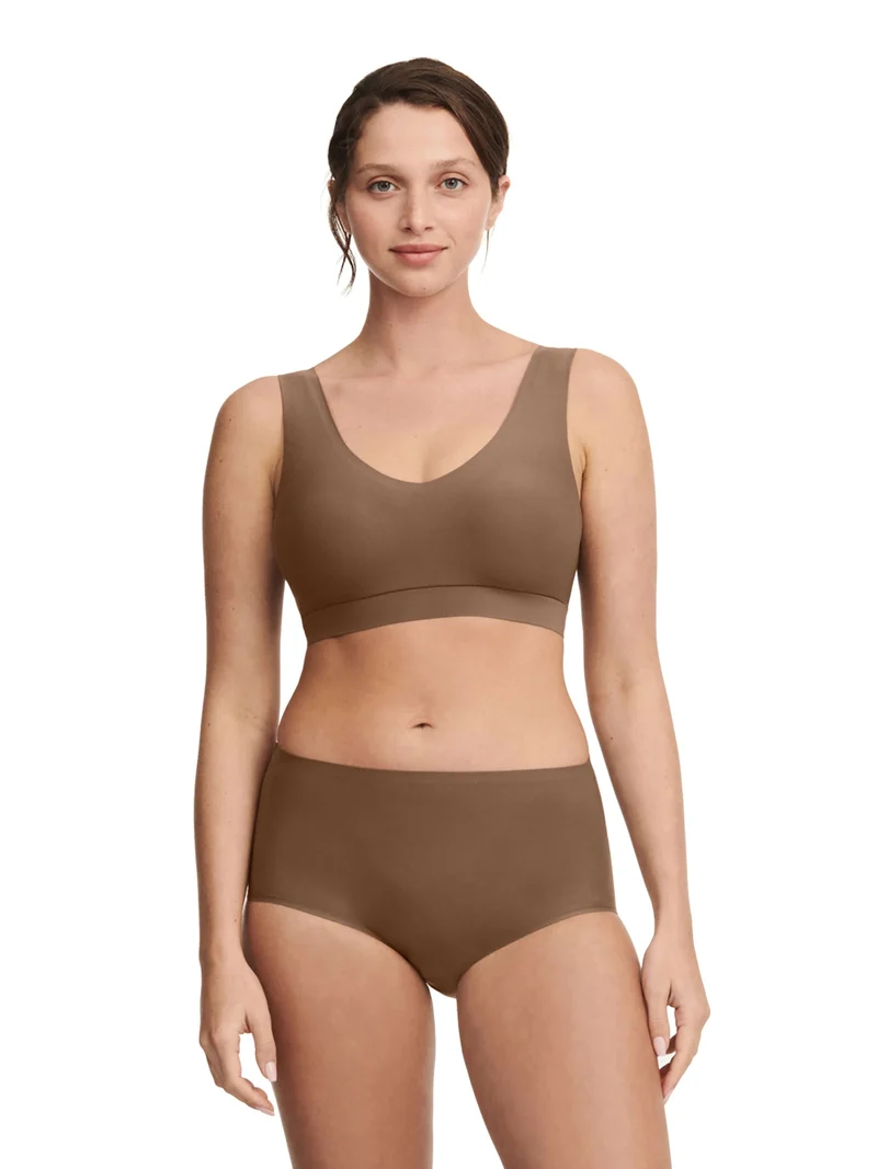 Chantelle – Softstretch-Slip mit hoher Taille, Kakao