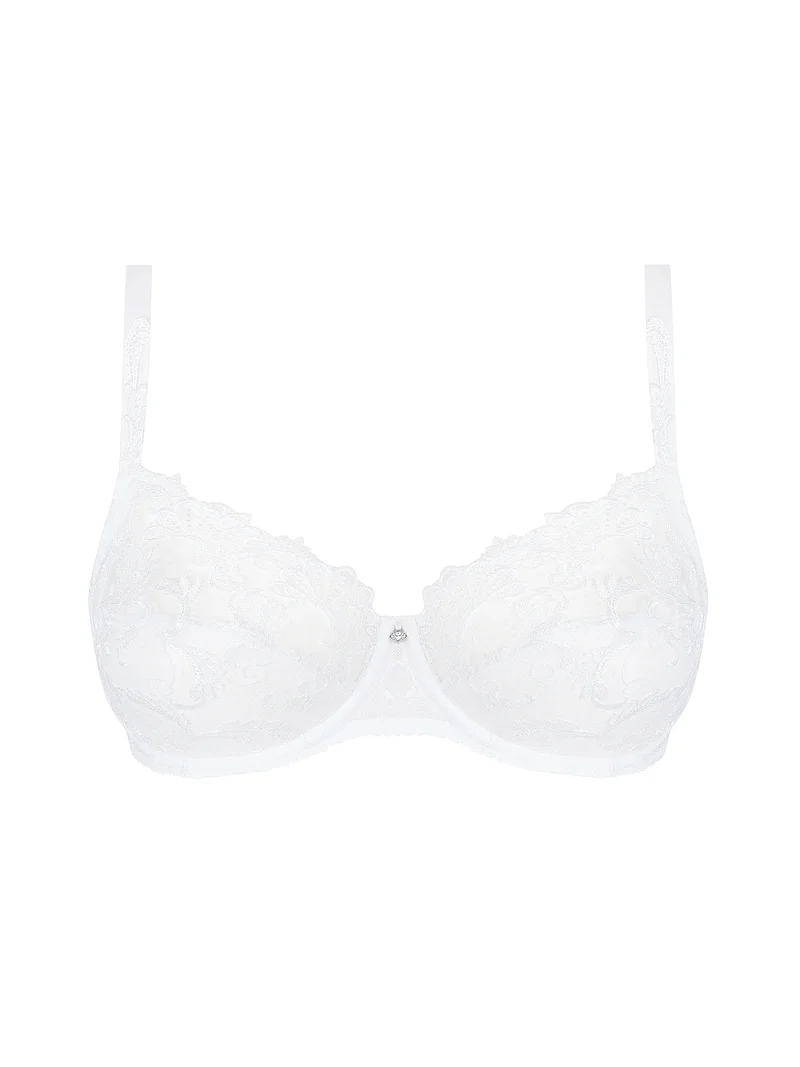 Lise Charmel – Dressing Floral 3-teiliger Vollschalen-BH Blanc