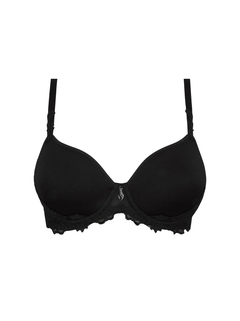 Lise Charmel – Dressing Floral Heart Shaped Spacer Plunge Bra Noir