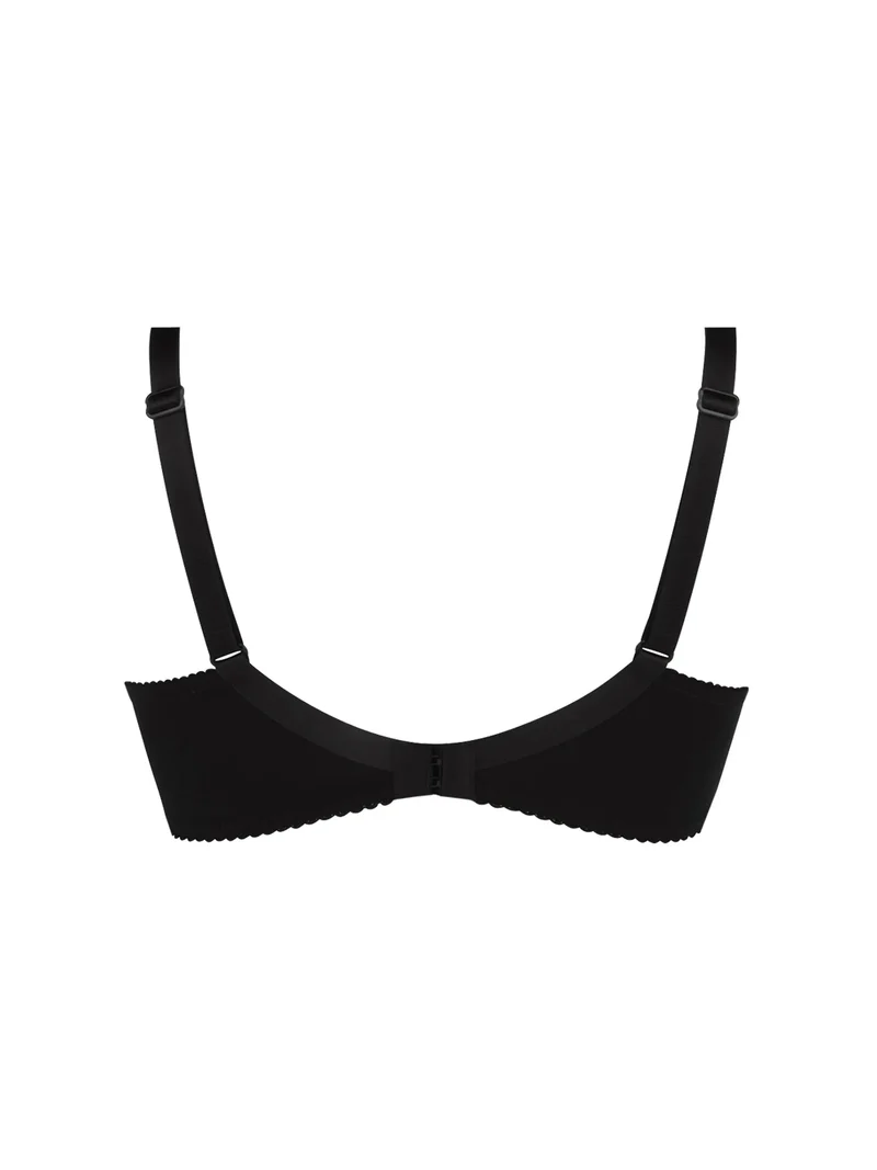 Lise Charmel – Dressing Floral 3-teiliger Vollschalen-BH Noir