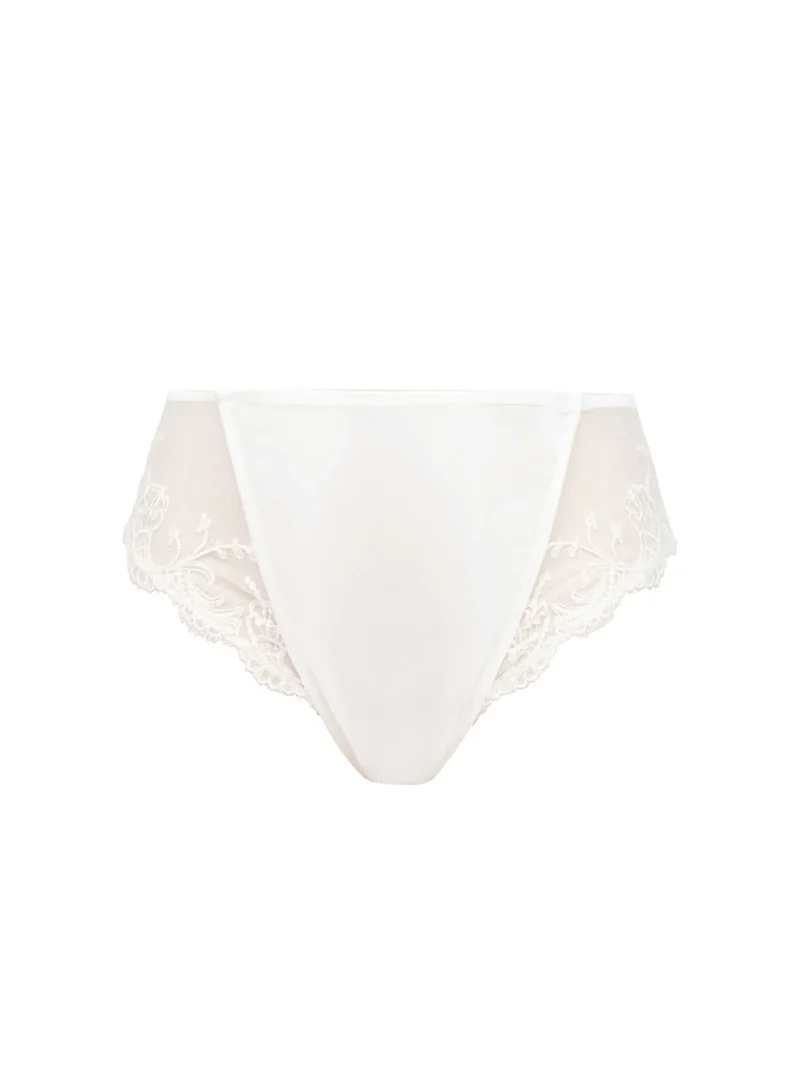 Lise Charmel - Splendeur Soie Slip mit hoher Taille Ecru Perlmutt