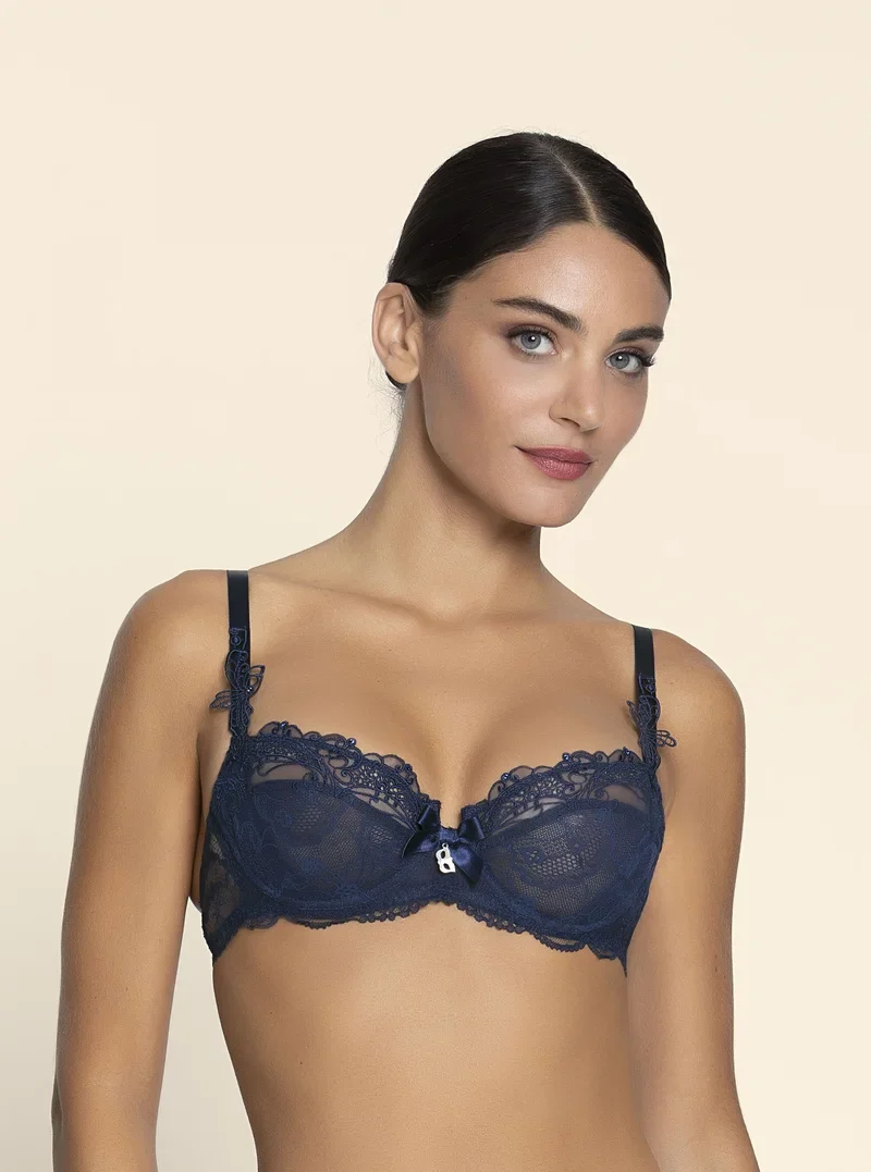 Lise Charmel - Soir De Venise Halbschalen-BH Bleu Venise