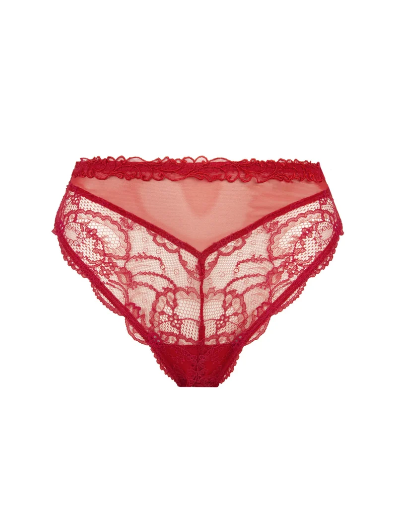 Lise Charmel - Soir De Venise Slip mit hoher Taille Rouge Venise