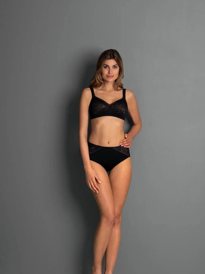 Rosa Faia - Selena High-Waist-Slip Schwarz