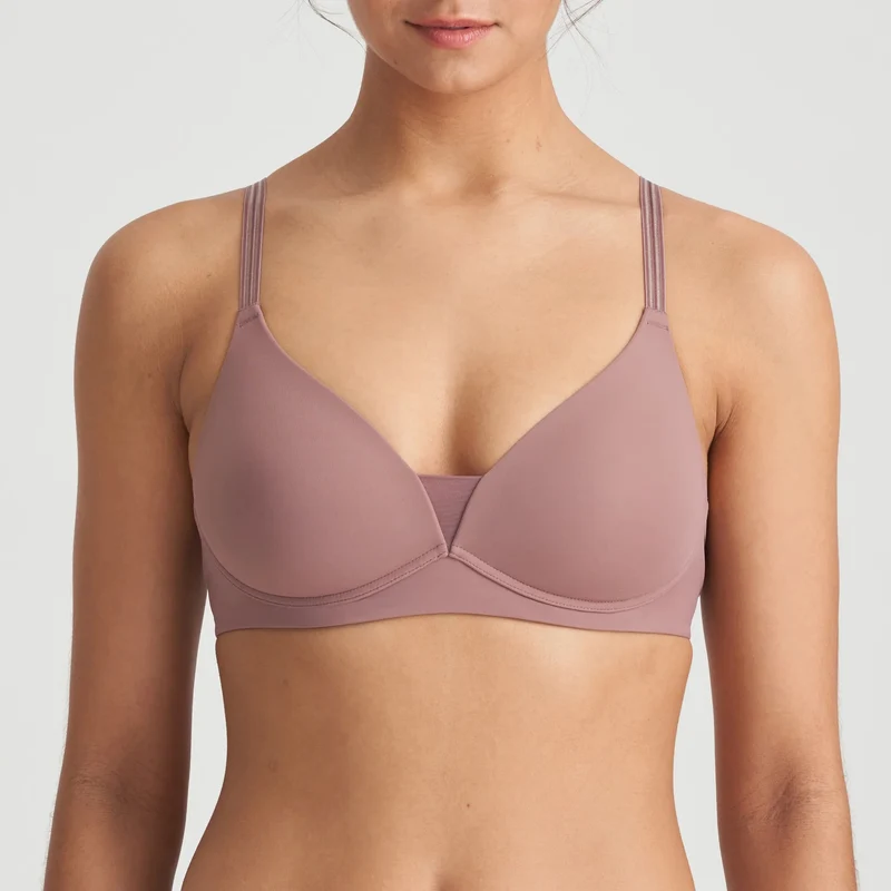 Marie Jo – Louie Vollschalen-BH, drahtlos, Satin, Taupe