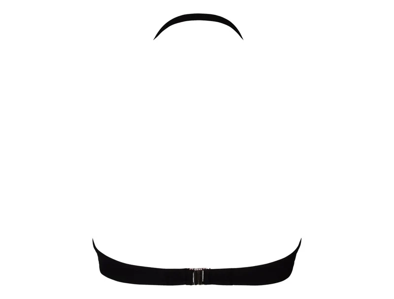 Antigel Bademode von Lise Charmel – La Chiquissima gepolsterter trägerloser Bandeau-Bikini Noir