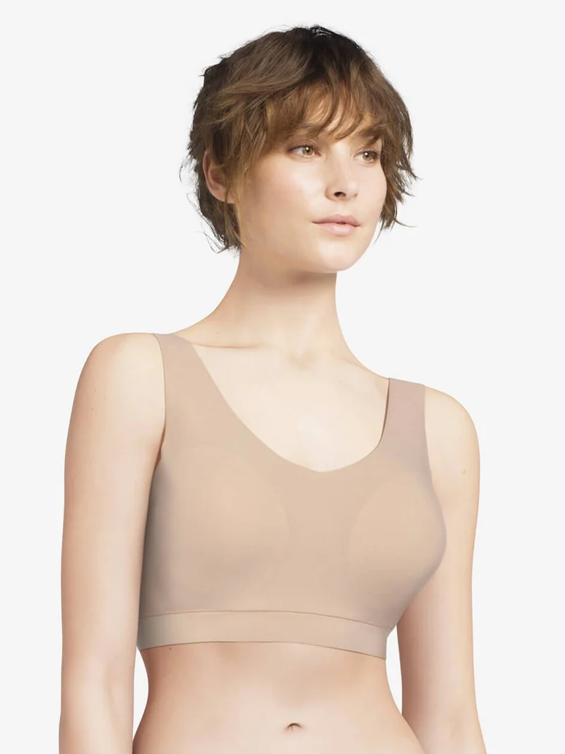 Chantelle - Wattiertes Softstretch-Top in Goldbeige
