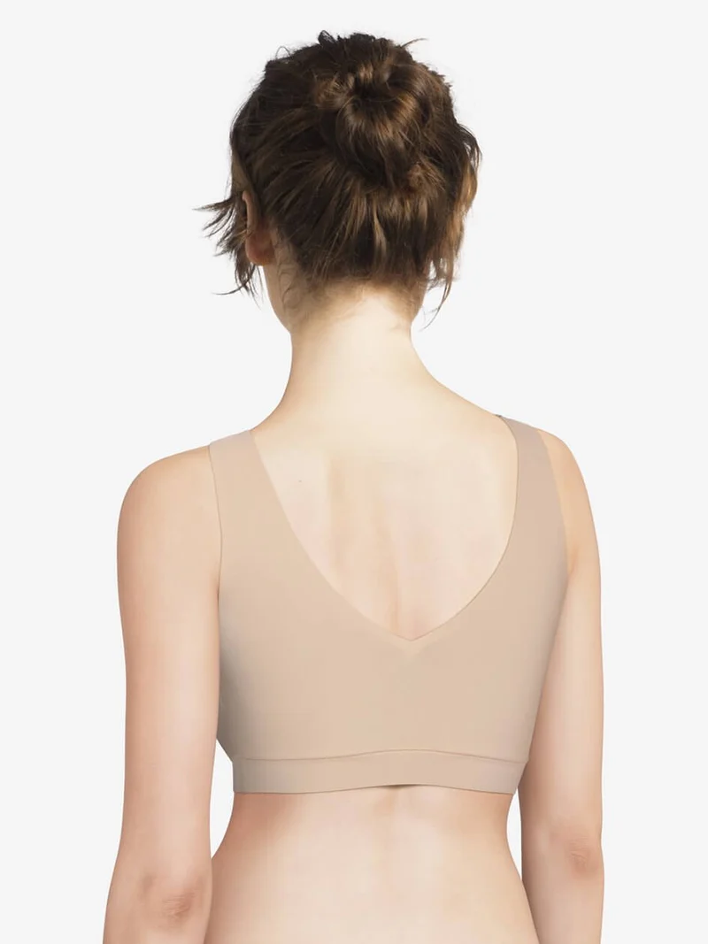 Chantelle - Wattiertes Softstretch-Top in Goldbeige