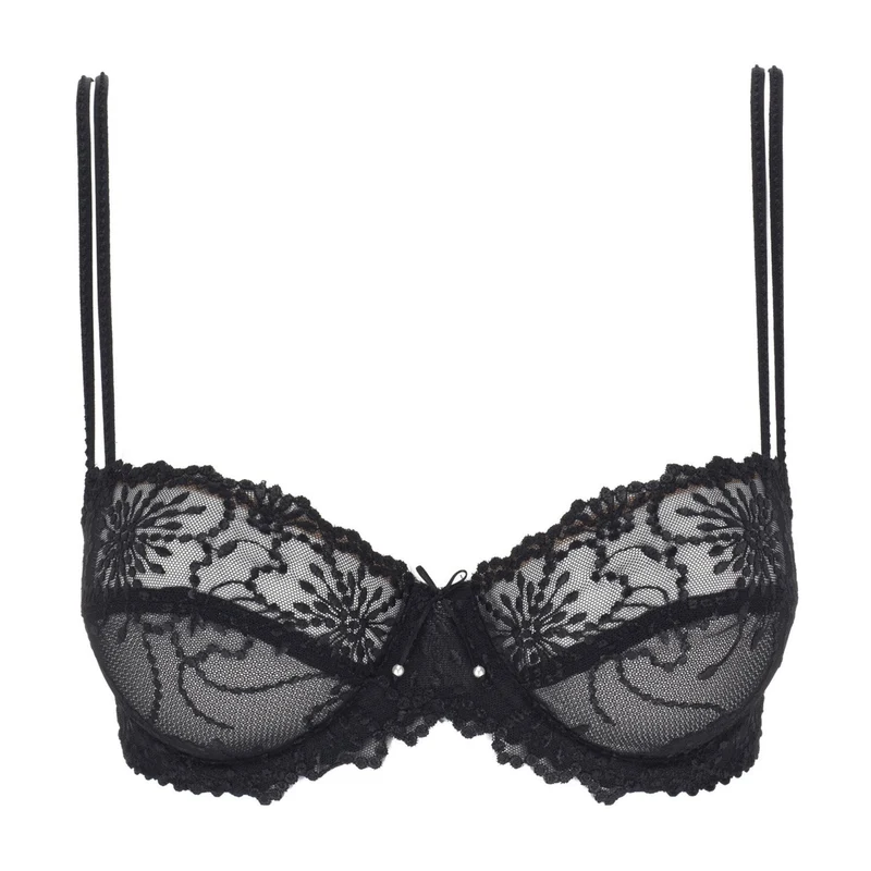 Marie Jo – Balconette-BH „Jane“ mit horizontaler Naht, Schwarz