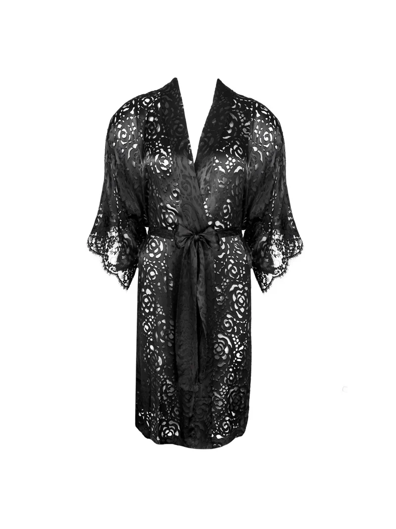 Lise Charmel – Dressing Floral Robe Noir