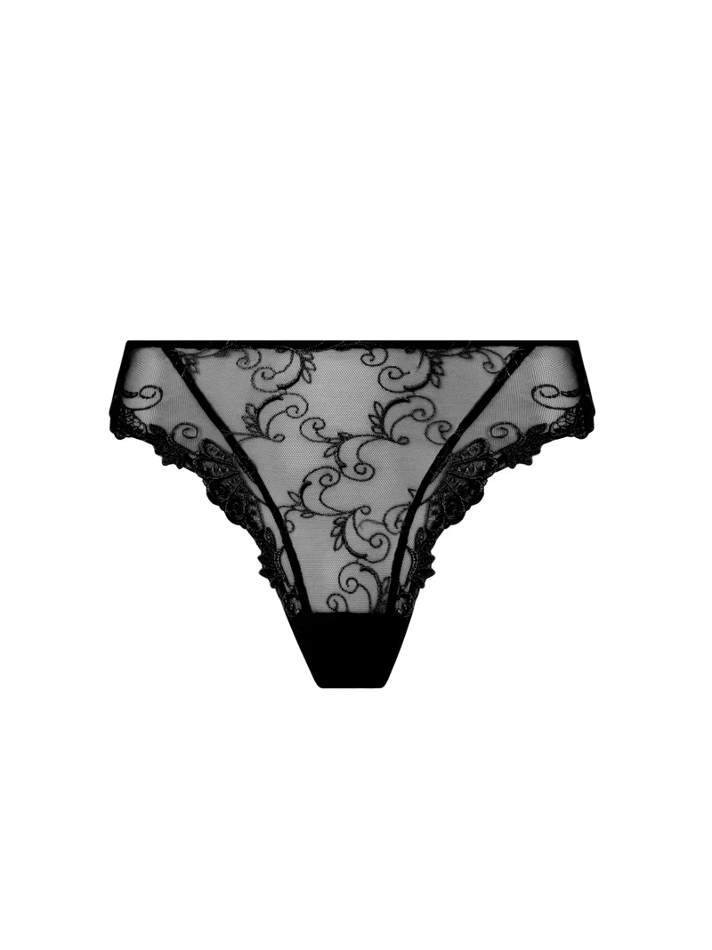 Lise Charmel – Dressing Floral Fancy Brief Noir