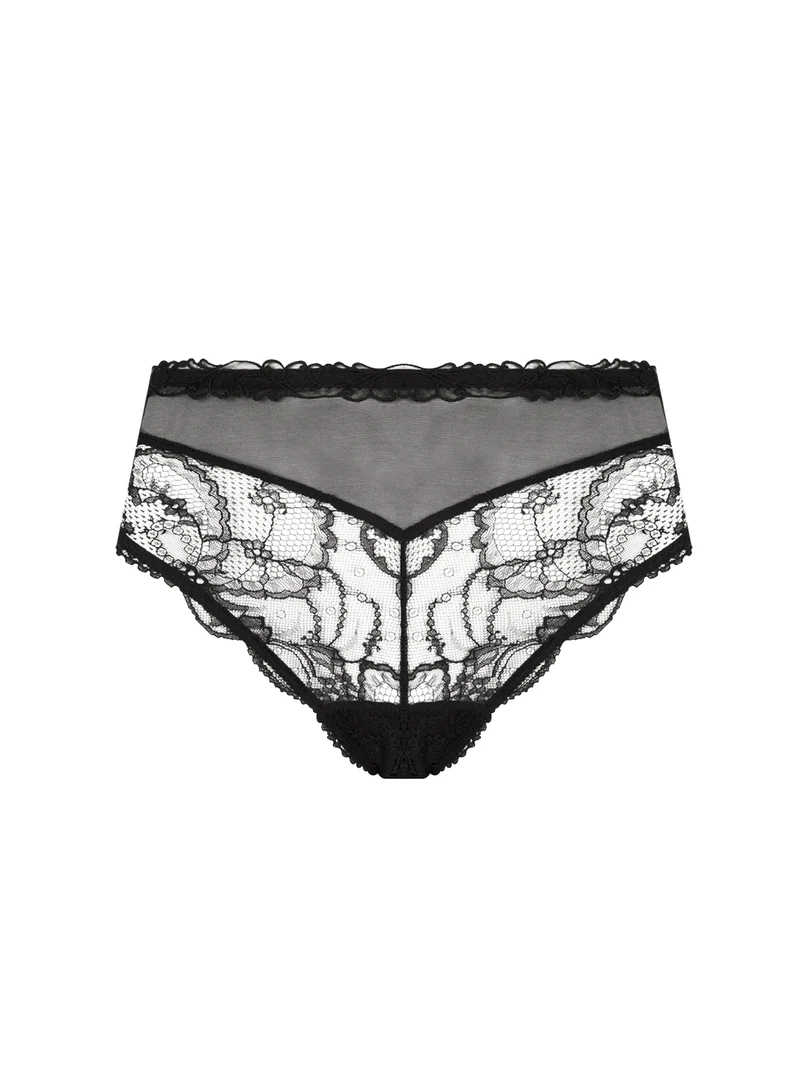Lise Charmel - Soir De Venise High Waist Slip Noir Diamant