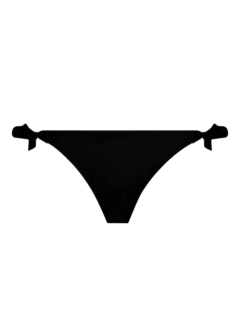 Lise Charmel Bademode – Ajourage Couture Bikini-Slip mit schmalen Seiten Noir