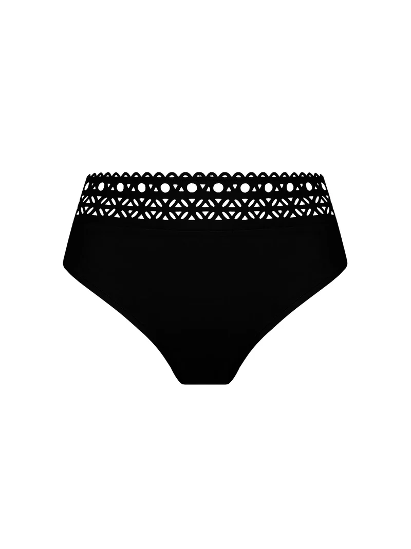 Lise Charmel Bademode – Ajourage Couture High Waist Bikini Bottom Noir