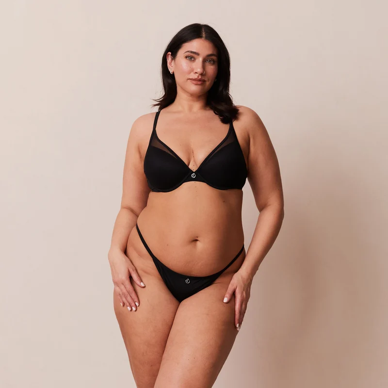 Classic Plunge T-shirt Bra - Black
