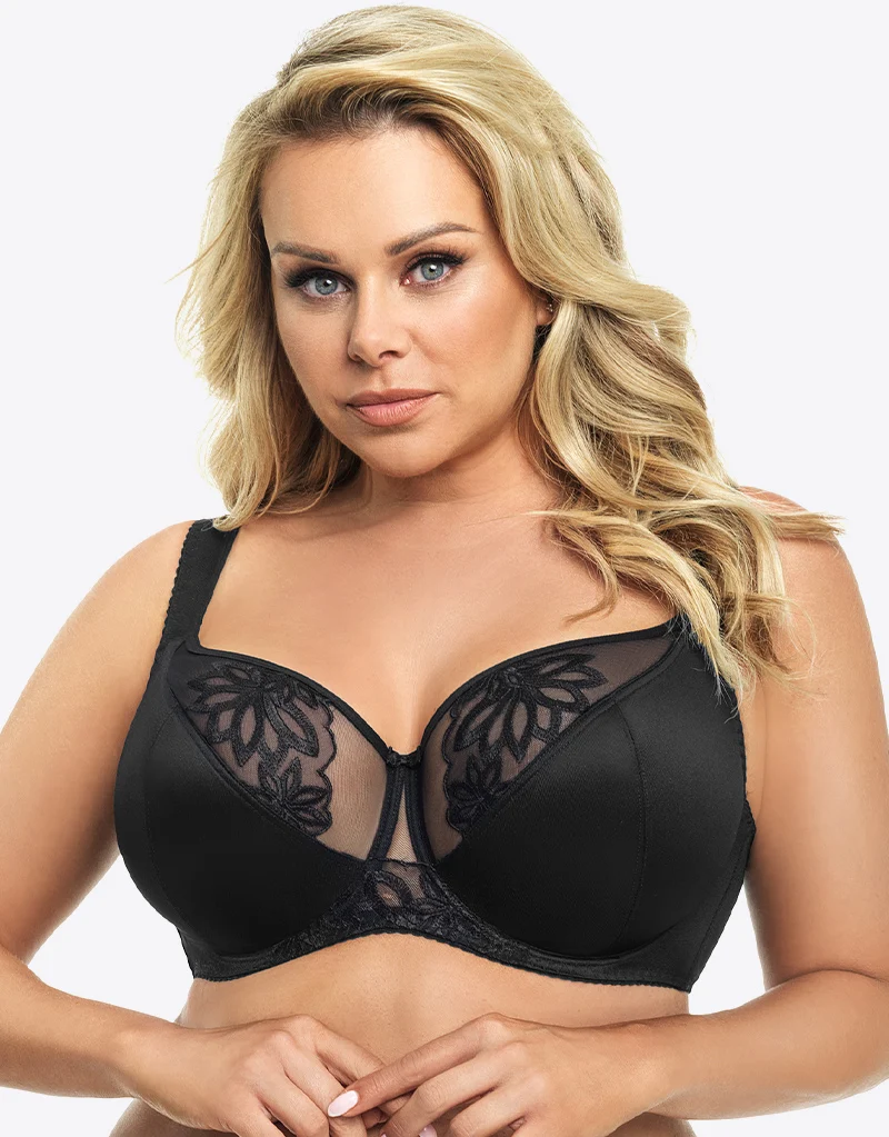 Gorsenia Sevilla Balconette Bra Black